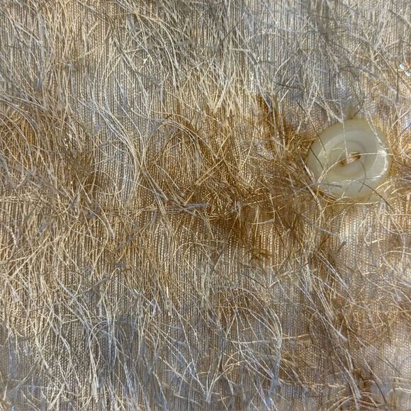 Vintage Russell Kemp New York Shimmery Shaggy Blazer Jacket – Size 8 - Picture 3 of 10